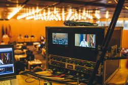 Videotechnik für Liveübertragung vom Rats-TV