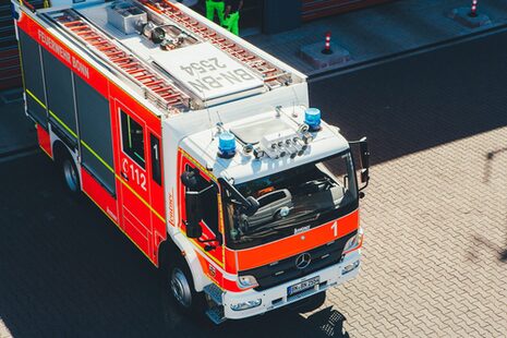Un véhicule d'intervention des pompiers de Bonn.